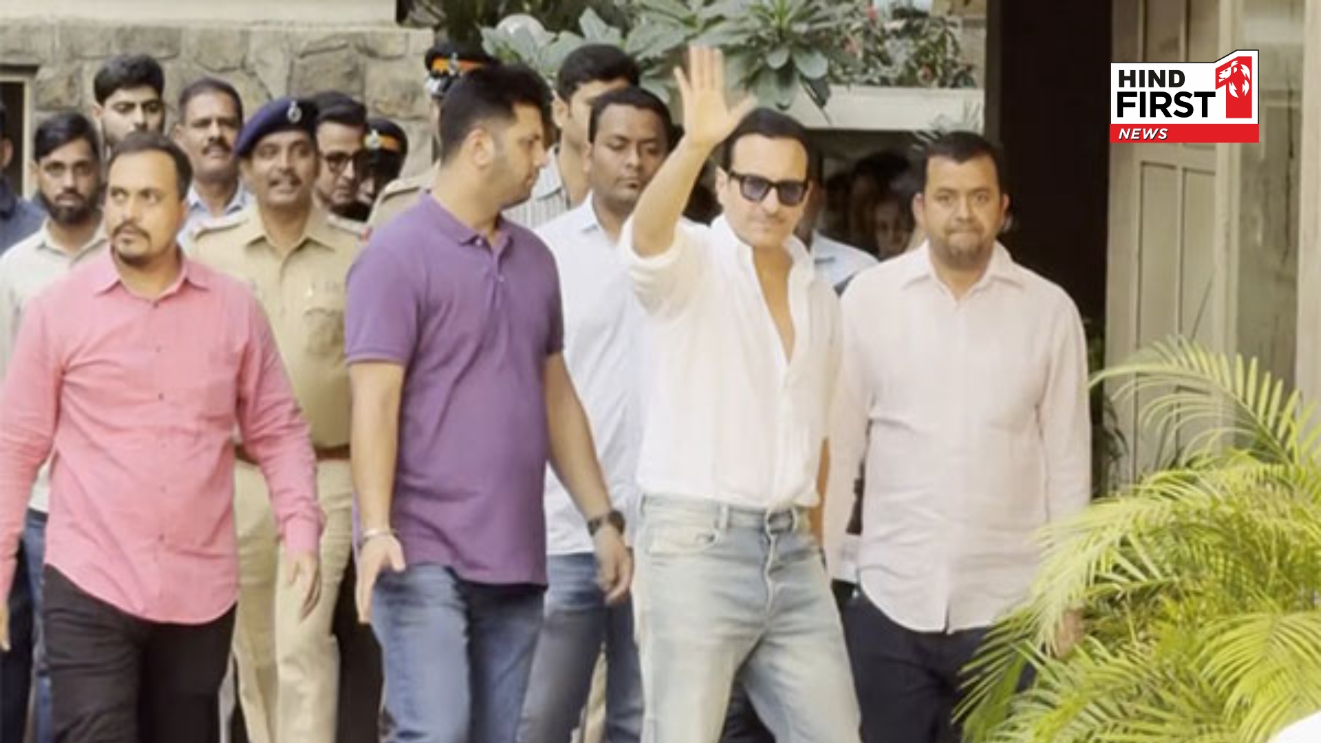 First Pic of Saif Ali Khan Surfaces After Discharge From Hospital Following Knife Attack