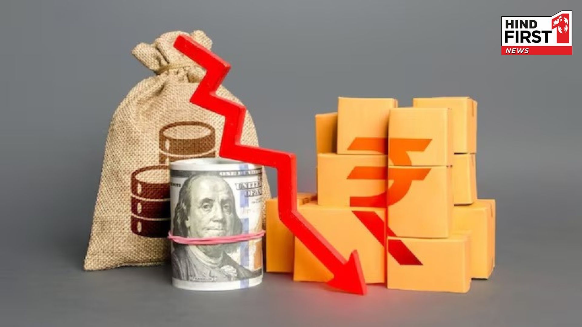 Rupee fell 23 paise against dollar, lowest level ever; Stock market crashed