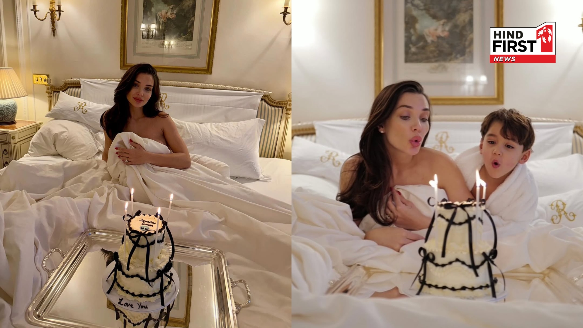 Amy Jackson ’s Birthday Celebration with Husband Ed Westwick and Son Goes Viral