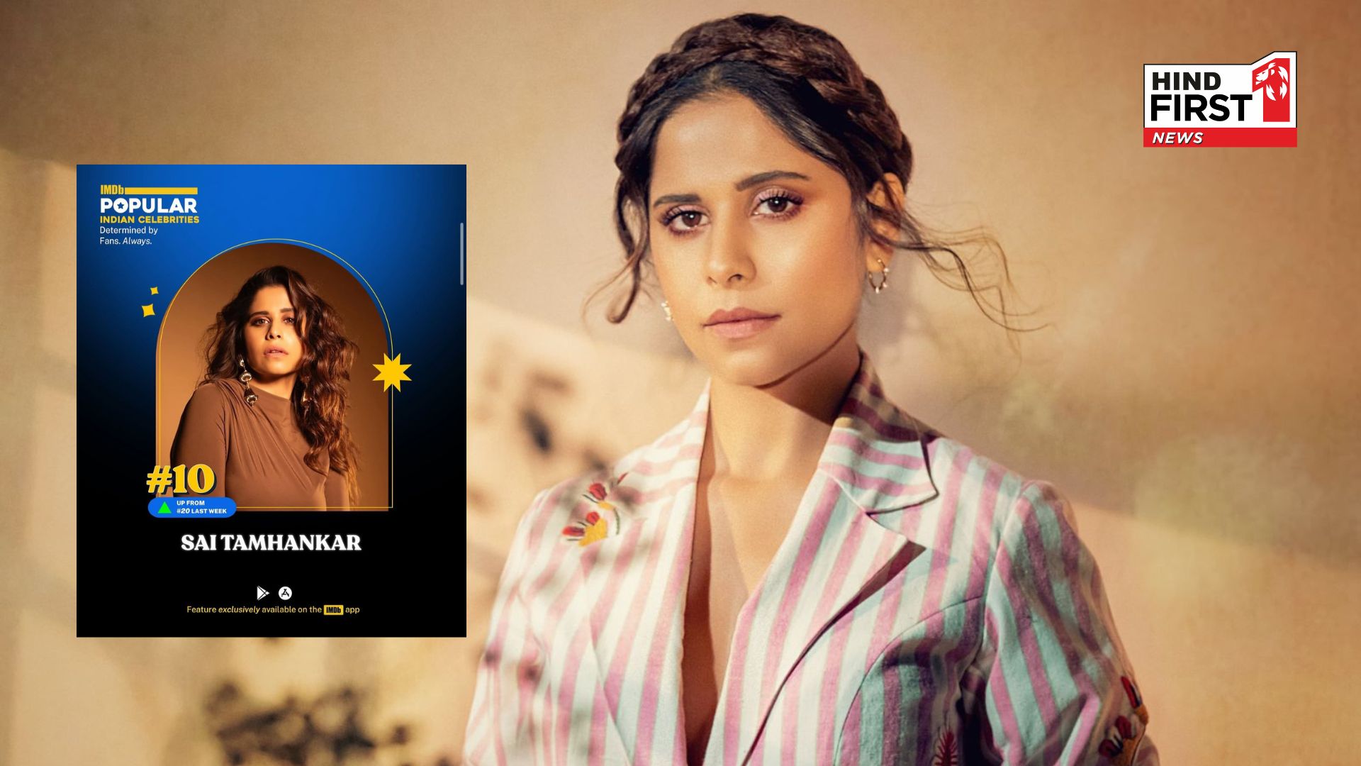 Sai Tamhankar Tops IMDb’s Top 10 List, Beating Bollywood Stars