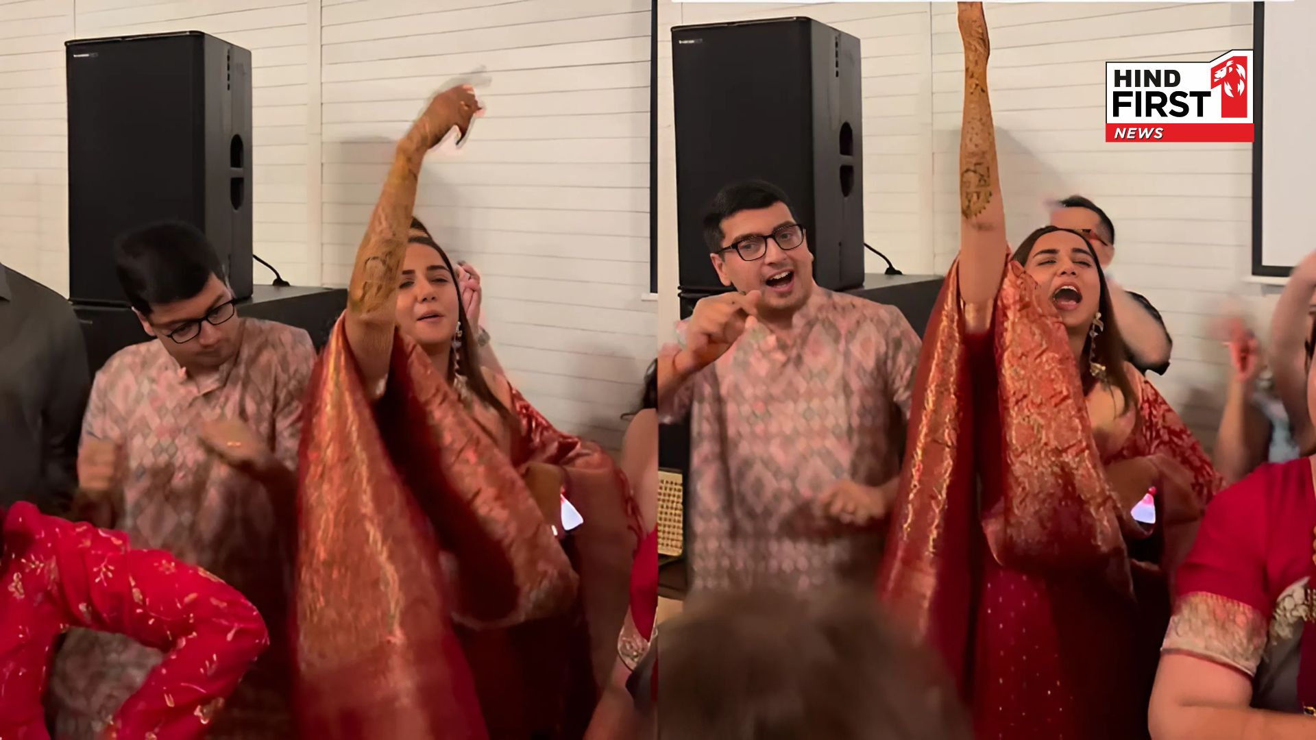 WATCH: Prajakta Koli and Vrishank Khanal Groove to Zingaat at Their Mehendi Function