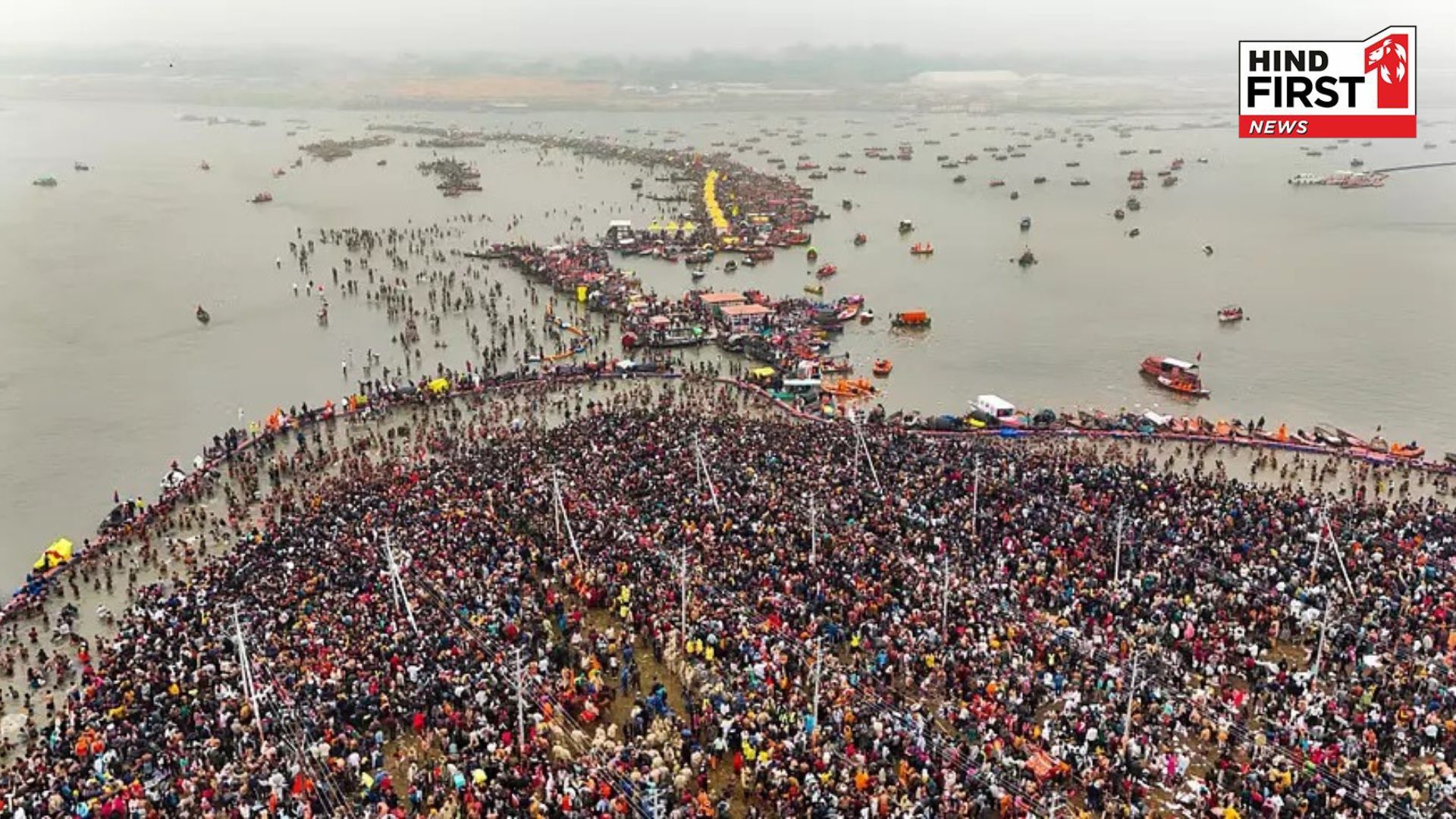 Huge crowd of devotees on Basant Panchami, administration busy in making Maha Kumbh safe