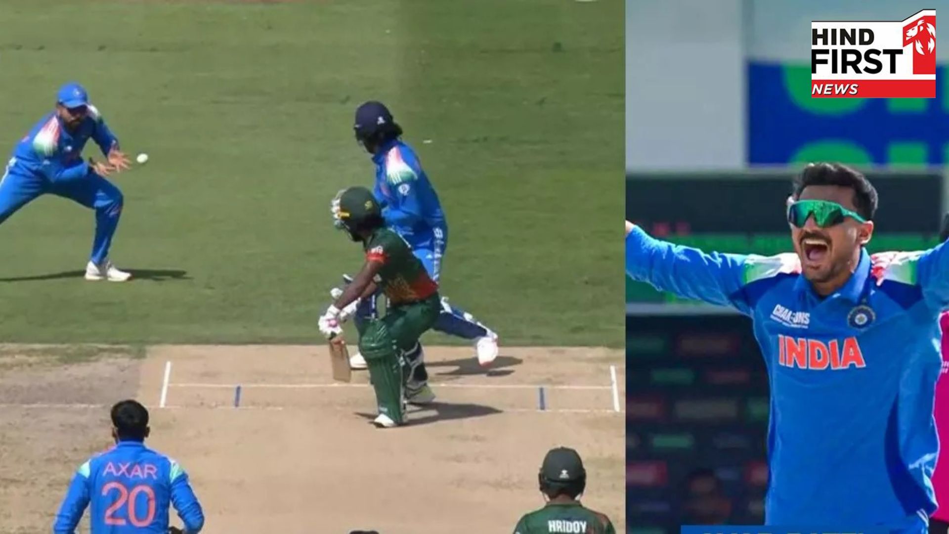 Champions Trophy: Axar Patel could not create history due to Rohit Sharmas mistake- Video