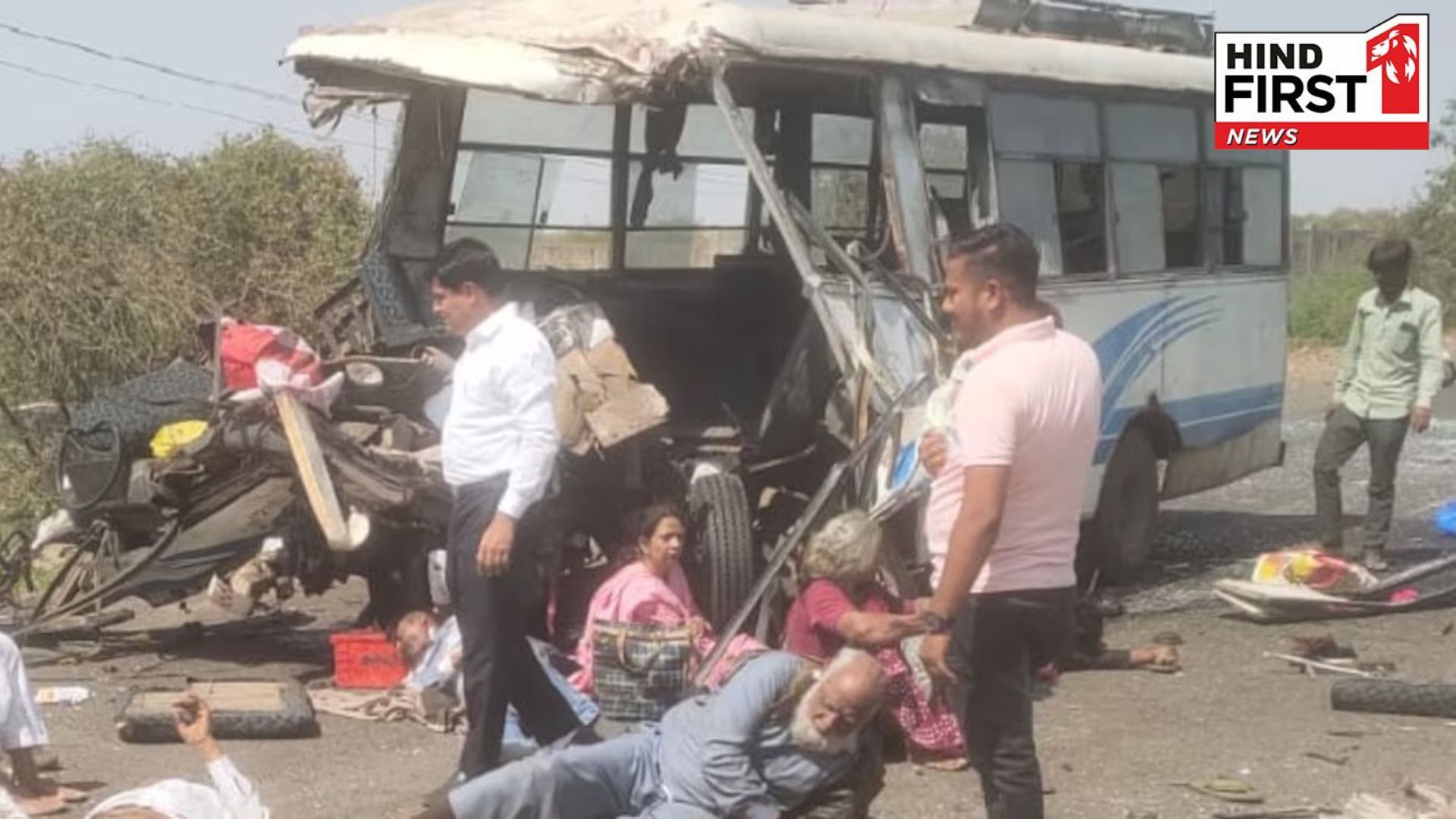 Tragic accident in Kutch, Gujarat, bus and truck collides, 7 killed