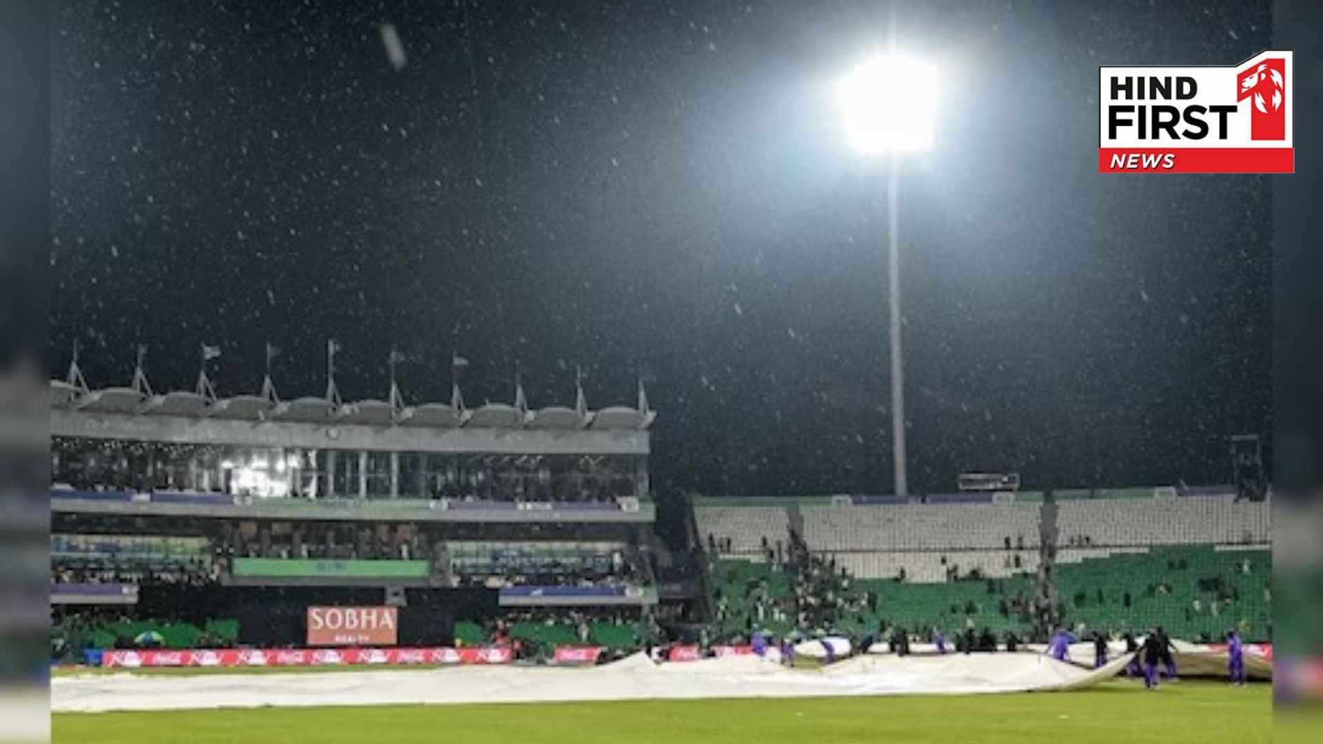AFG vs AUS, Champions Trophy 2025 Highlights: Match Abandoned Due to Wet Outfield