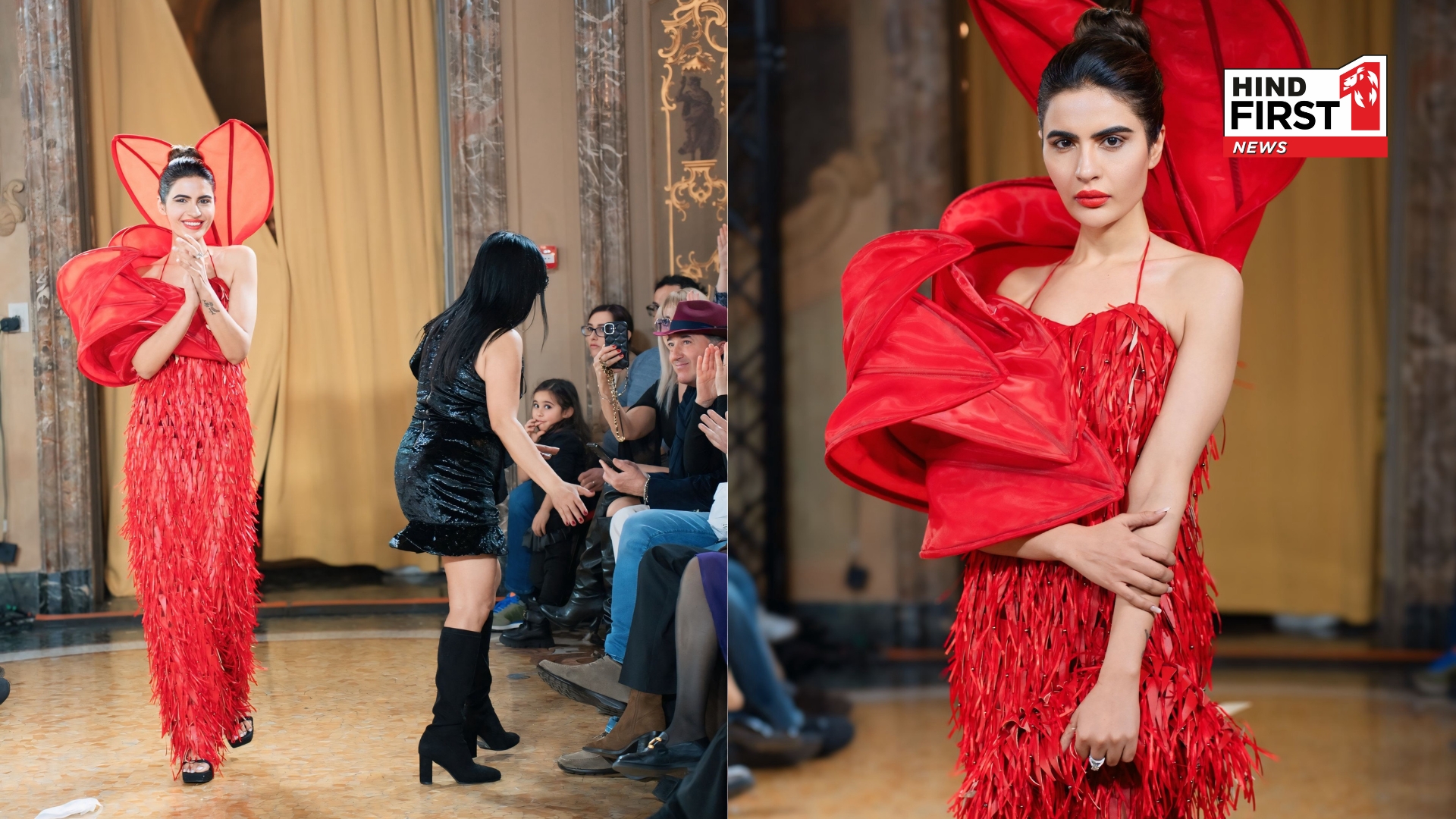 Deepti Sadhwani Represents India with Pride at Milan Fashion Week as a Showstopper!