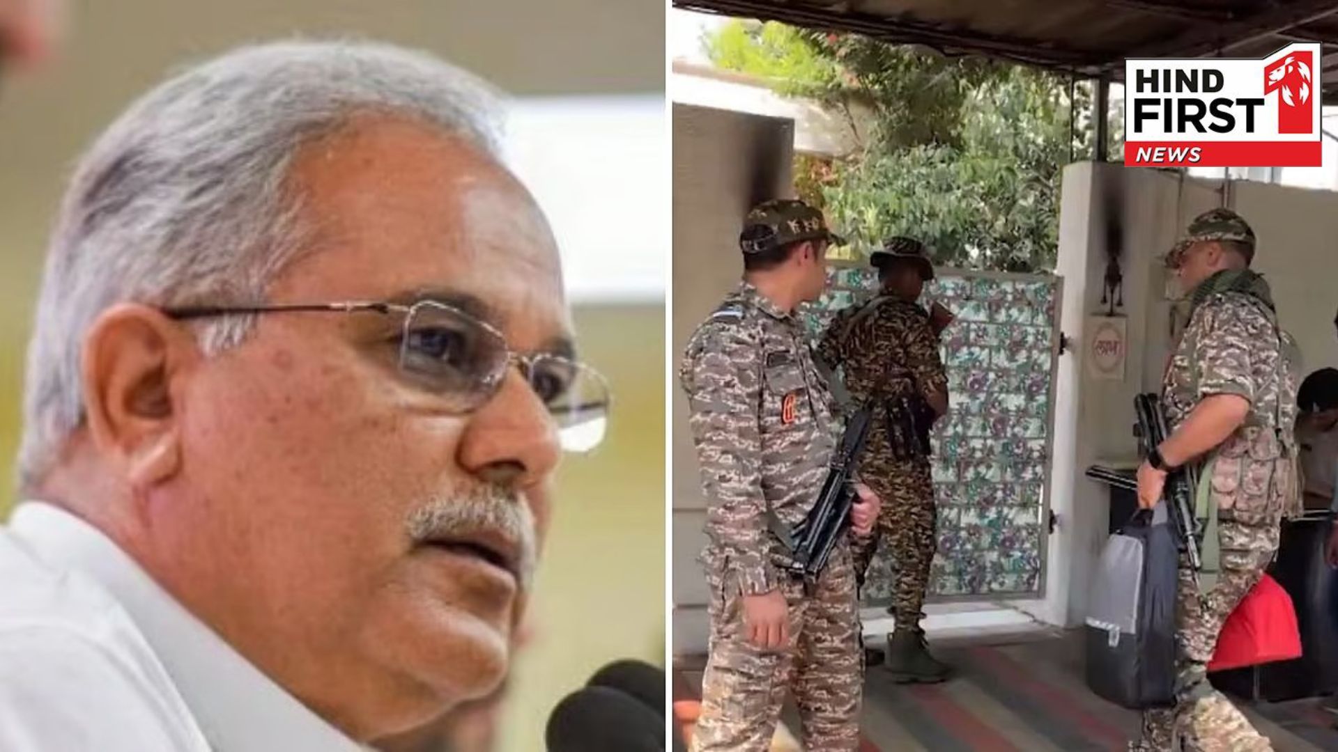 ED raids Bhupesh Baghels son & others in Chhattisgarh liquor scam case