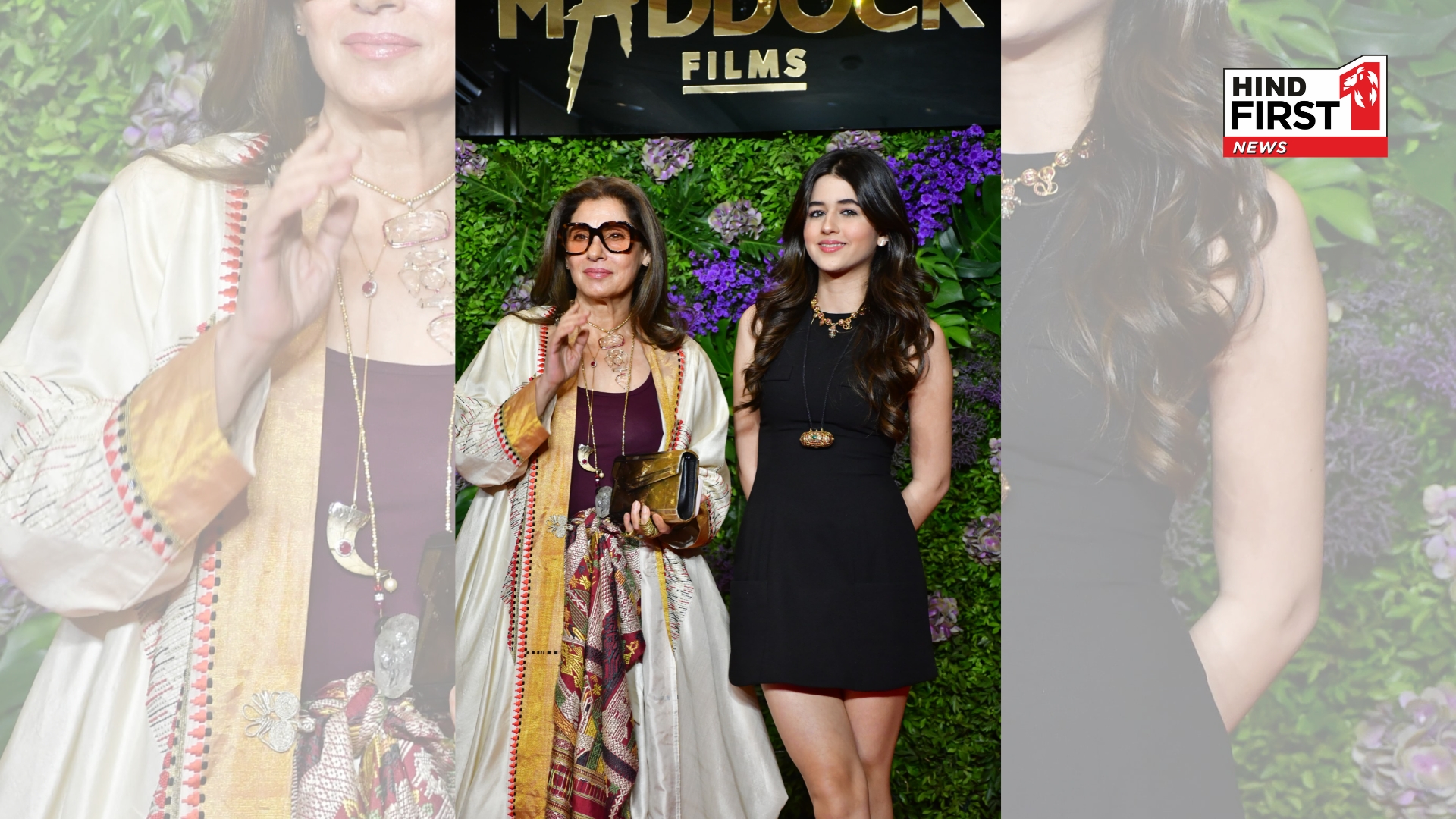 Dimple Kapadia’s Granddaughter Naomika Saran Steals Spotlight at Mumbai Party