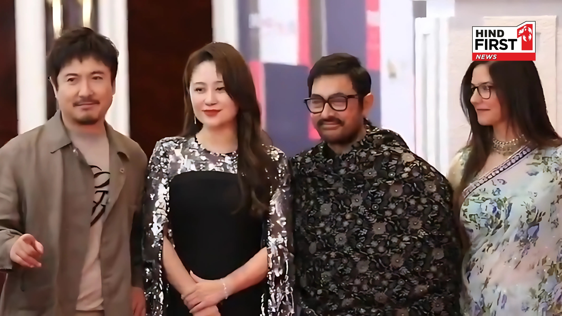 Aamir Khan Makes First Public Appearance With Girlfriend Gauri Spratt