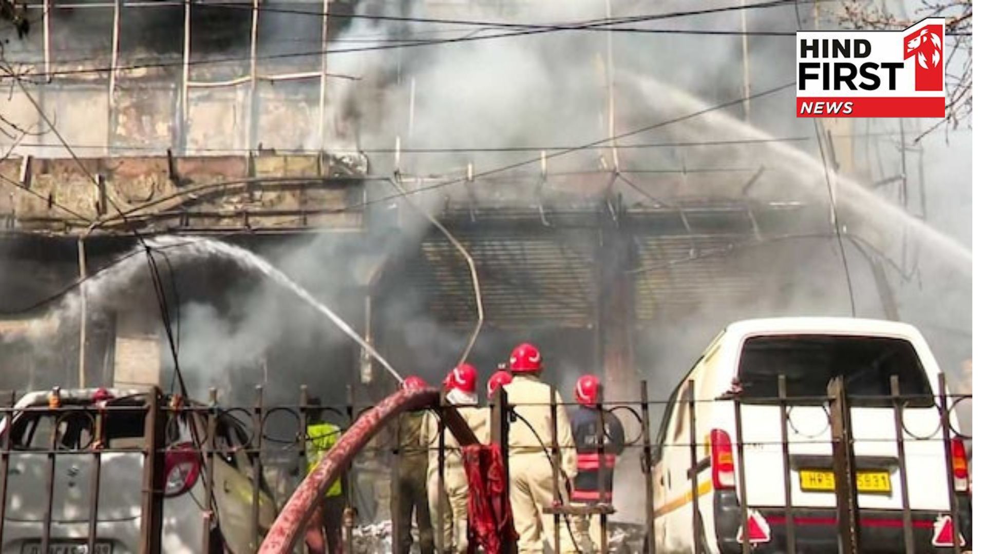 Delhi: Several vehicles gutted in massive fire that broke out in Jhandewalan Extension