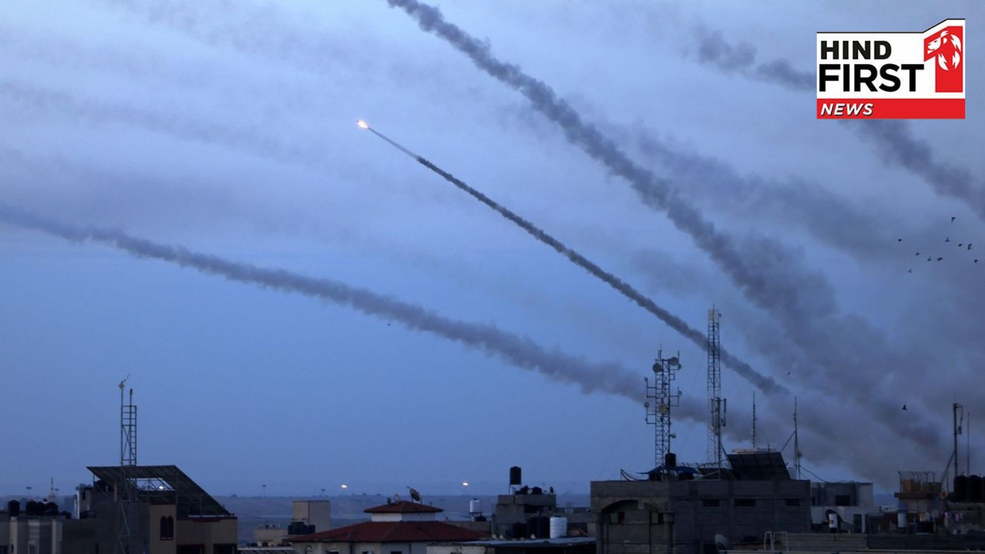 There was a commotion, sirens started ringing... Hamas again showered rockets on Israel