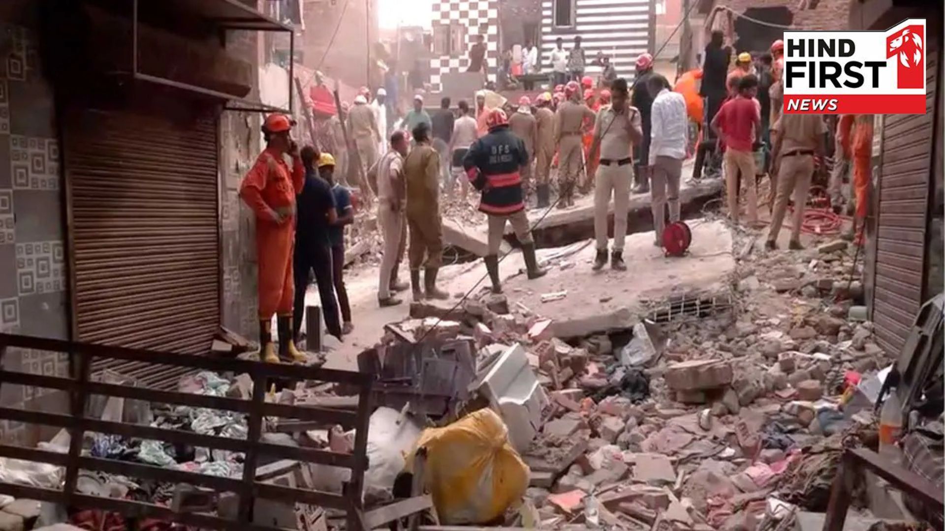 Delhi: 4 Dead, Many People Trapped As Building Collapses In Mustafabad