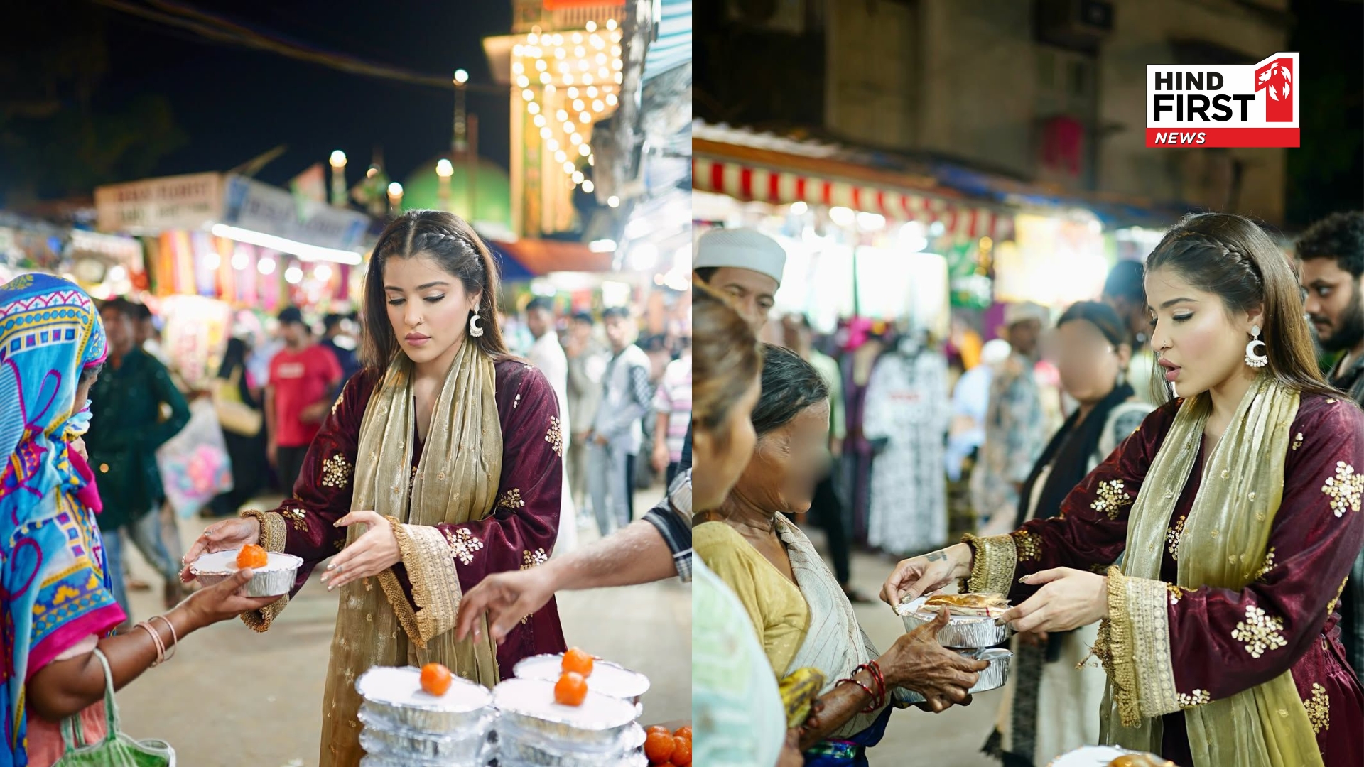 Bigg Boss Fame Edin Rose Wins Hearts by Feeding the Needy