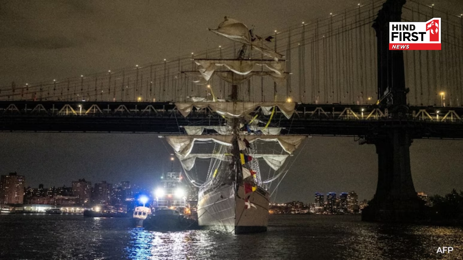 Mexican Navy Ship Crashes Into Brooklyn Bridge, 19 Injured