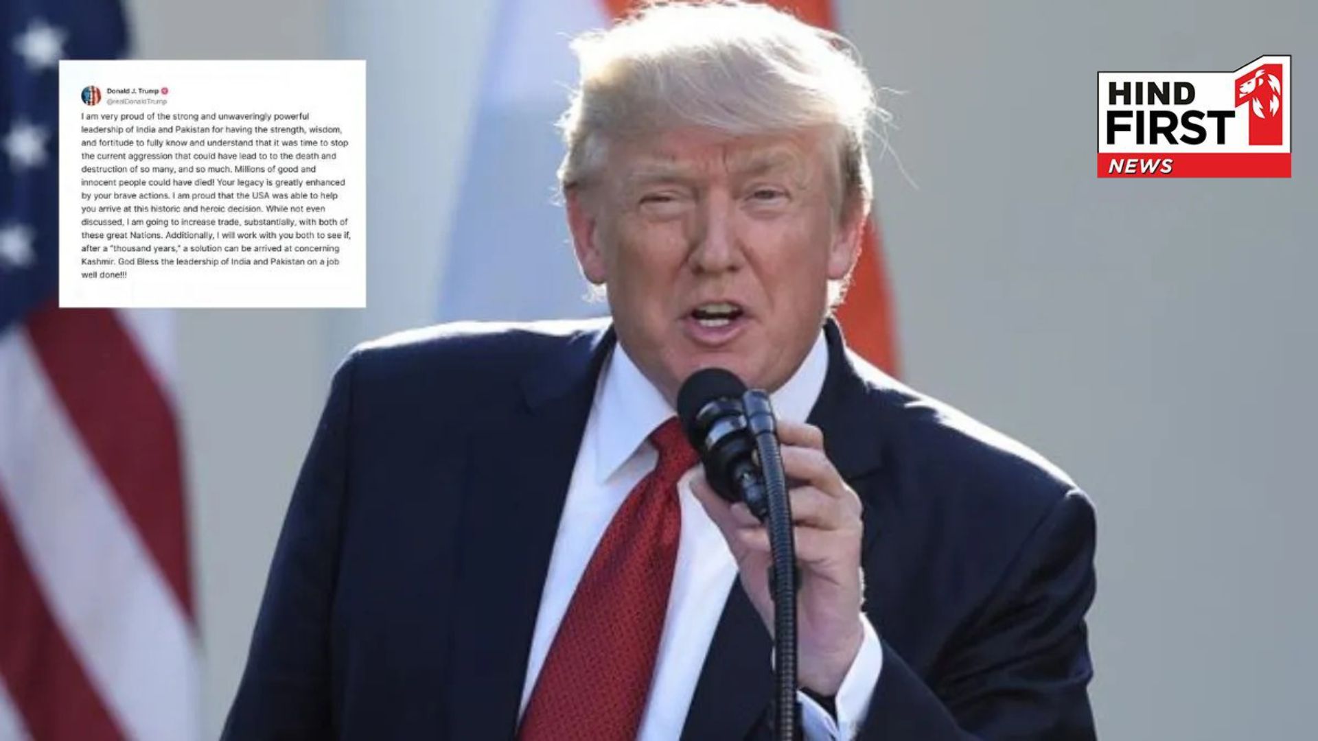 Trumps another statement after ceasefire, also spoke about Kashmir