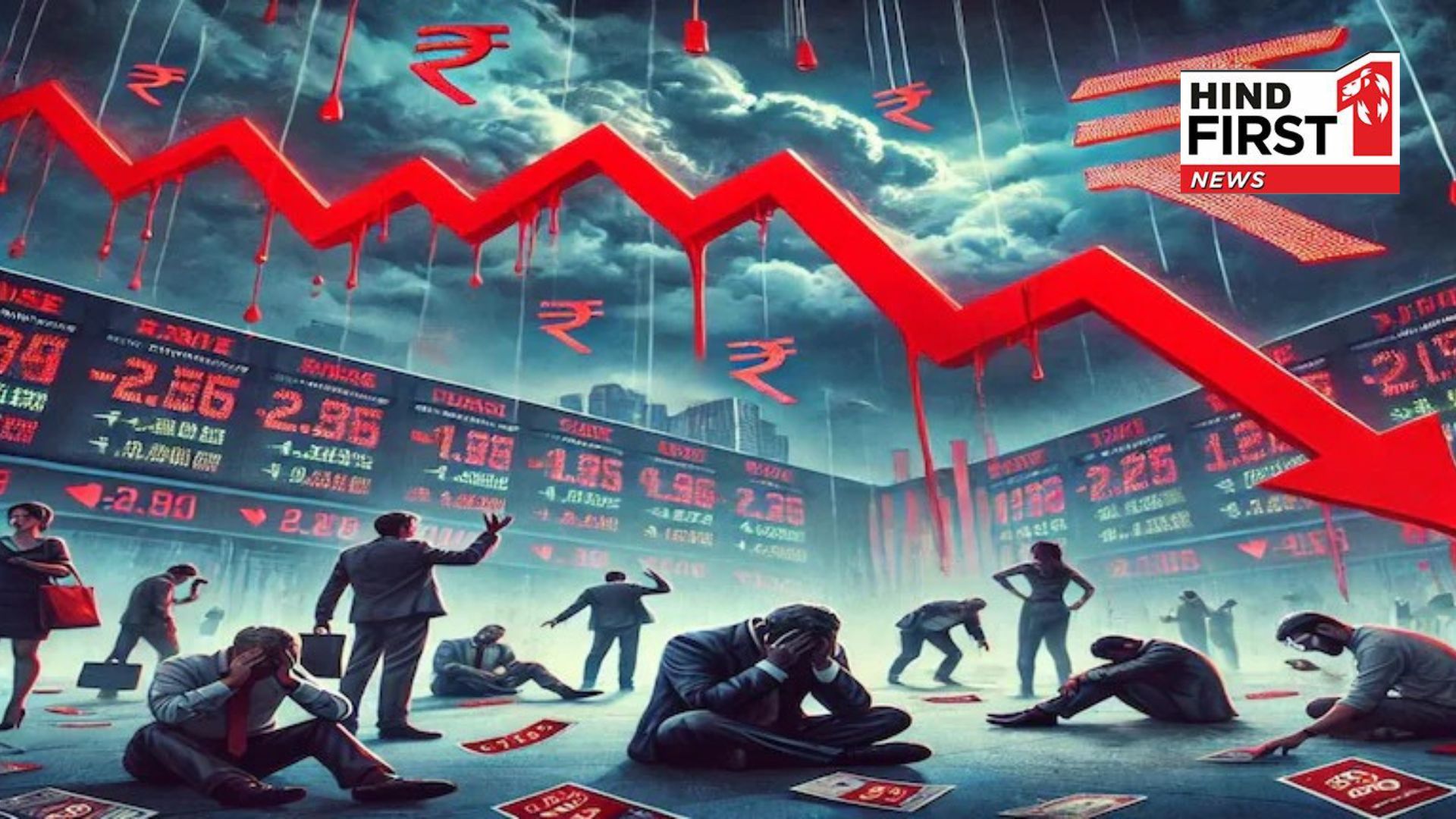 Whose evil eye is on the stock market, 5.5 lakh crores sank due to these 5 reasons