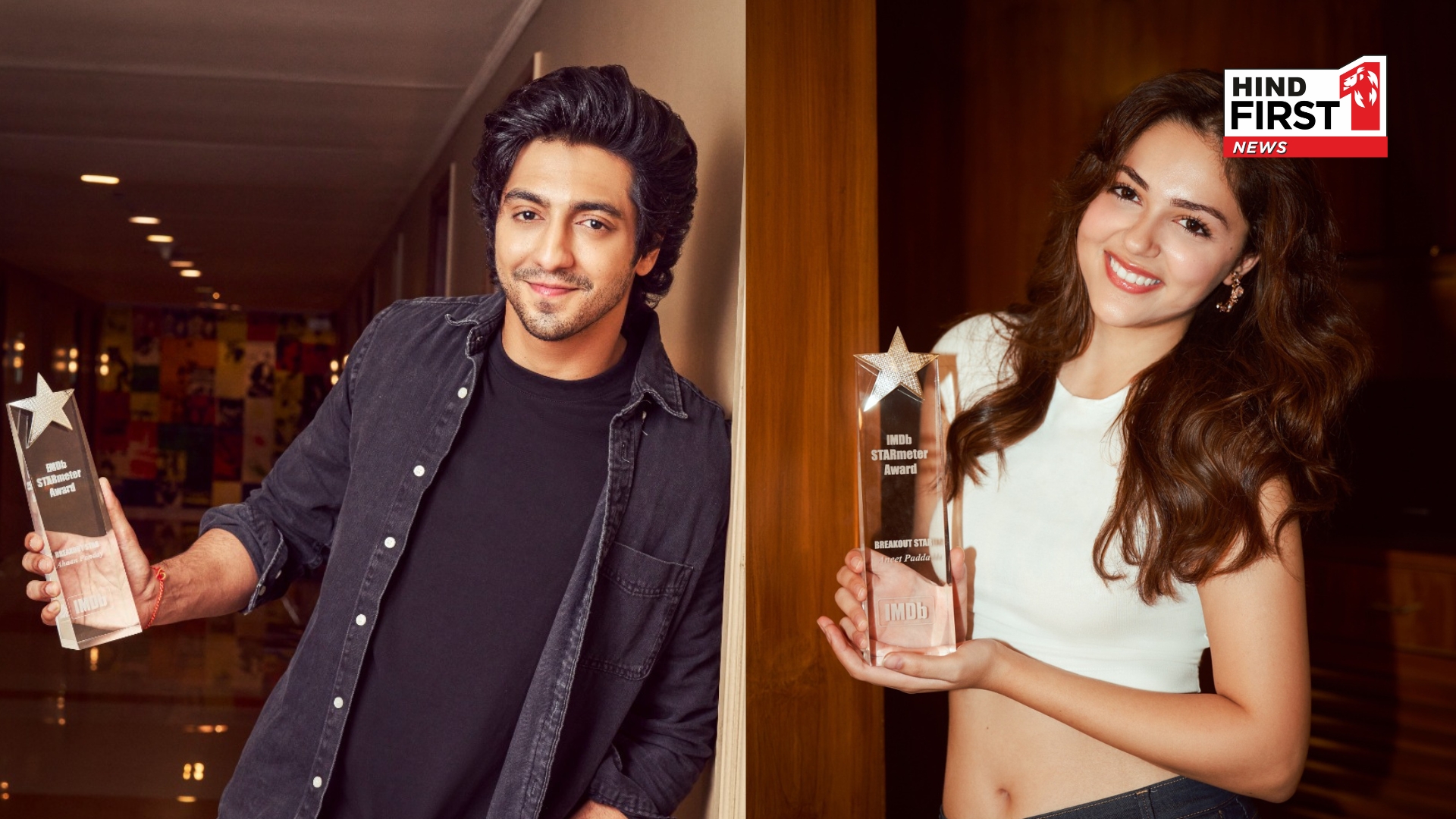 Saiyaara Co-Stars Ahaan Panday and Aneet Padda Receive IMDb STARmeter Awards