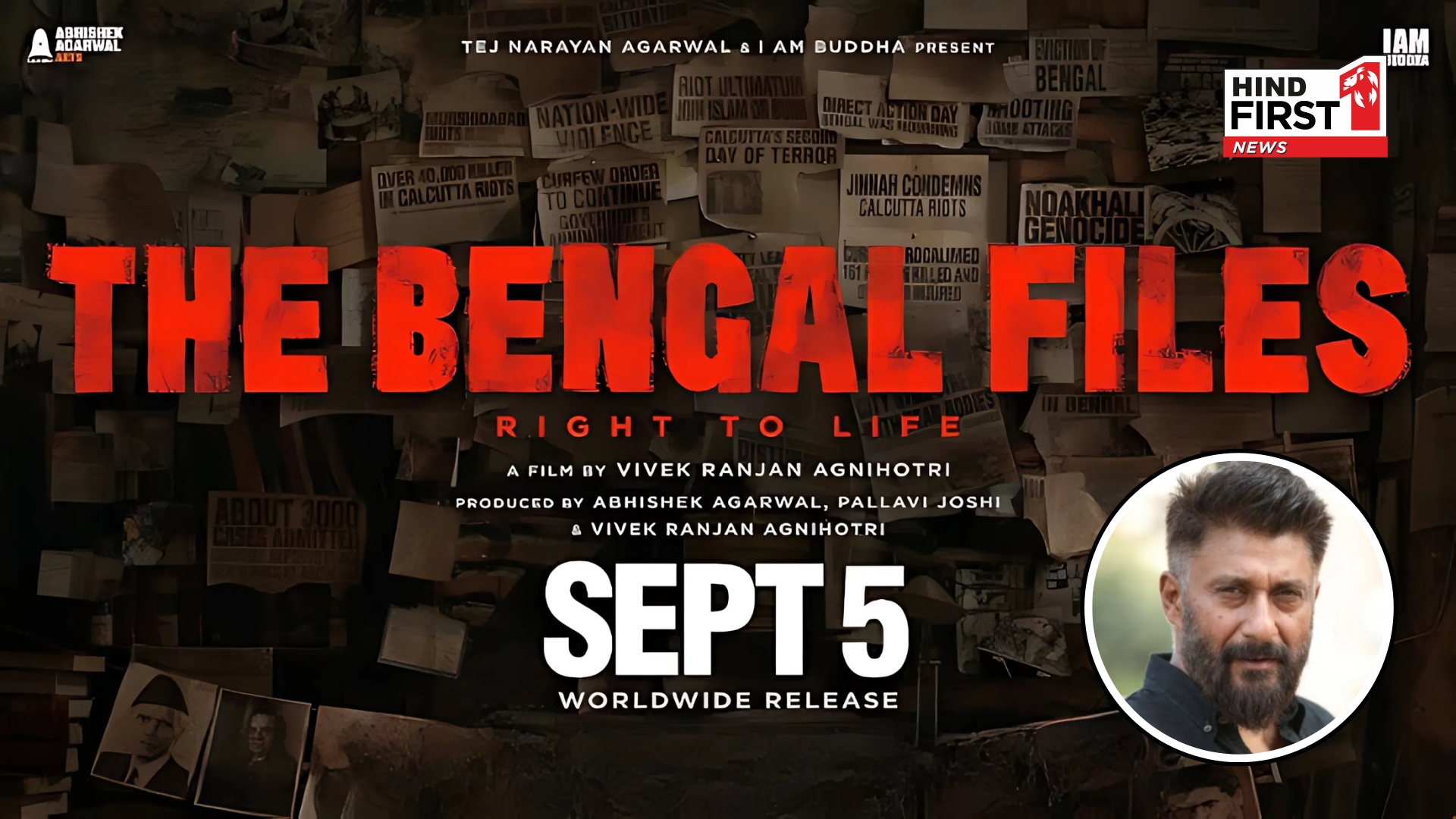 The Bengal Files: Trailer Launch in Kolkata Called Off, Director Vivek Agnihotri Reacts Strongly