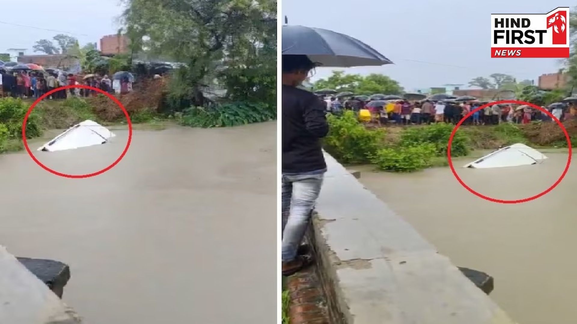 Tragic accident in Gonda, UP, car full of devotees fell into the canal, 11 people died