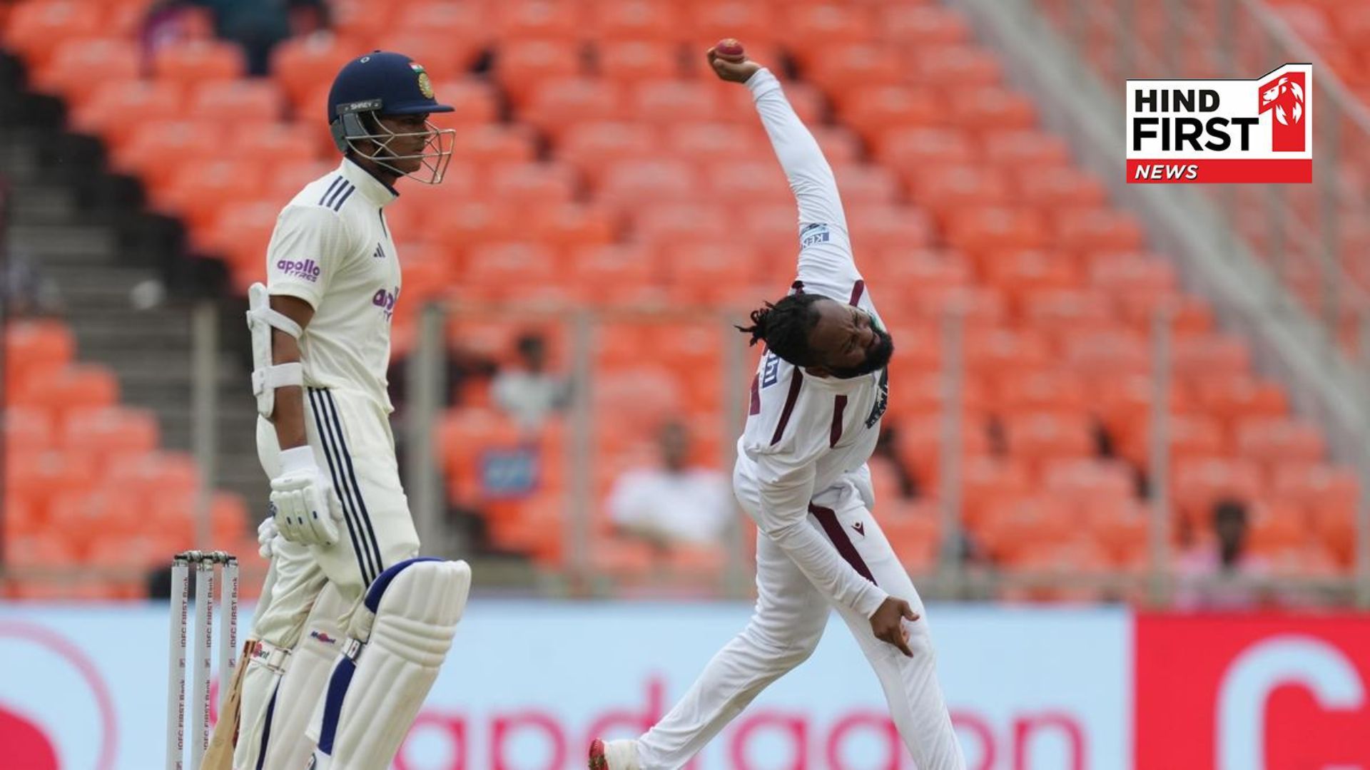 India vs West Indies, 2nd Test, Day 1: Jaiswal completes 150, Team India crosses 300