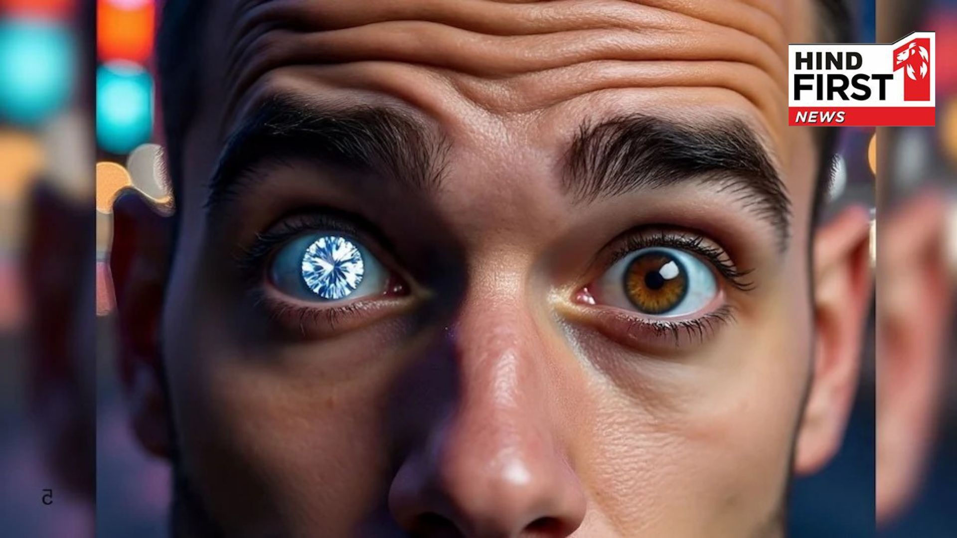 You must’ve seen many gold teeth... This man even had a diamond embedded in his eye