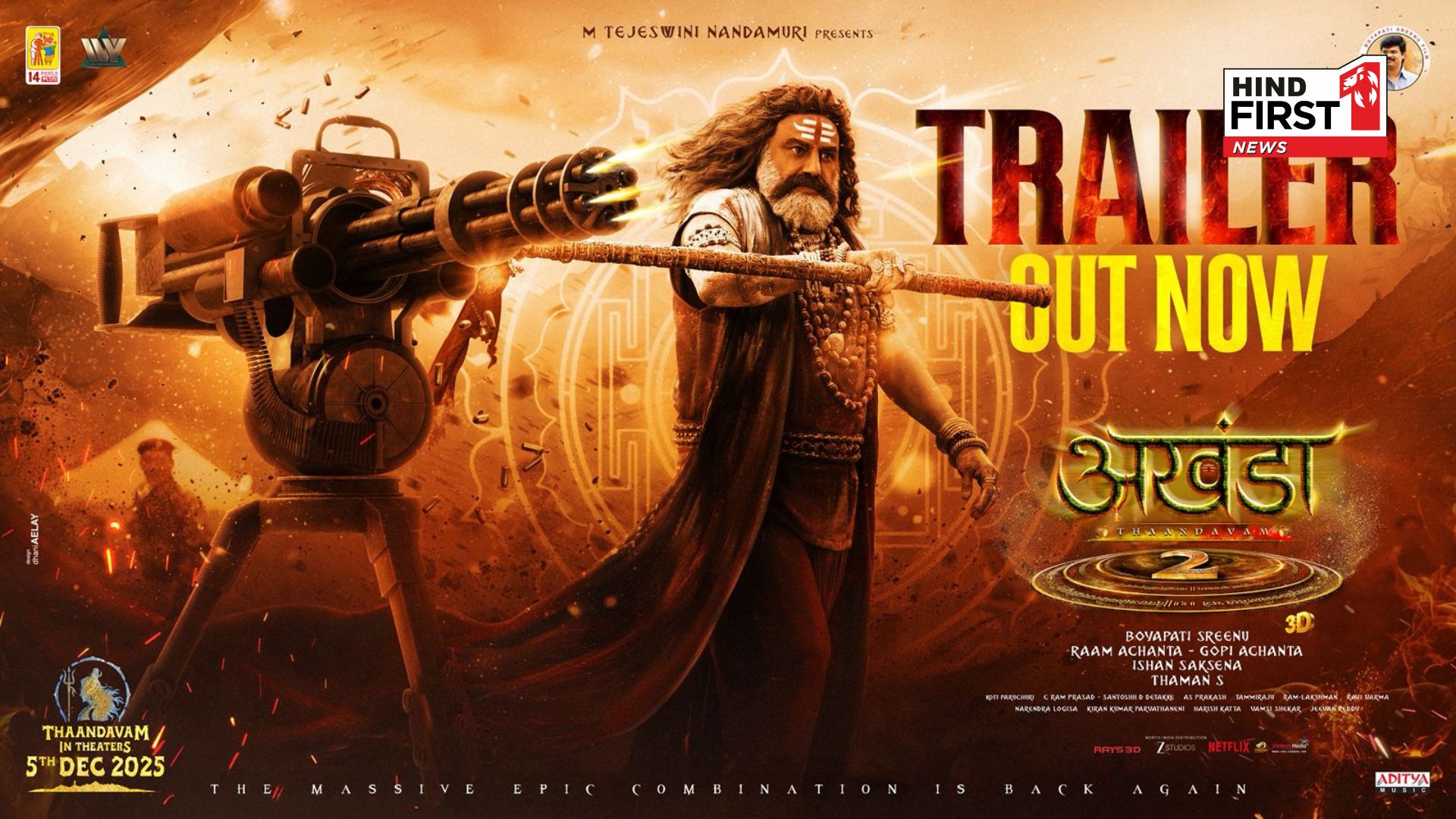 Akhanda 2 Trailer: Balakrishna’s Divine Fury Ignites Pan-India Buzz