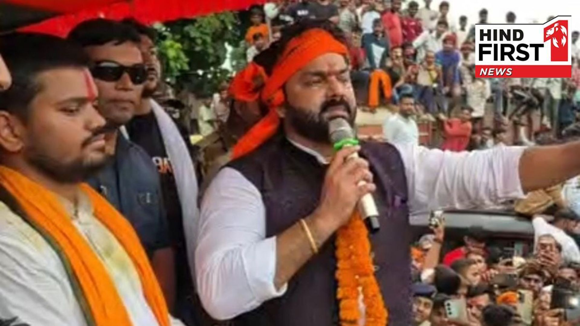 Pawan Singhs frenzy in Motihari, Bihar; accident occurs while seeking votes for the NDA