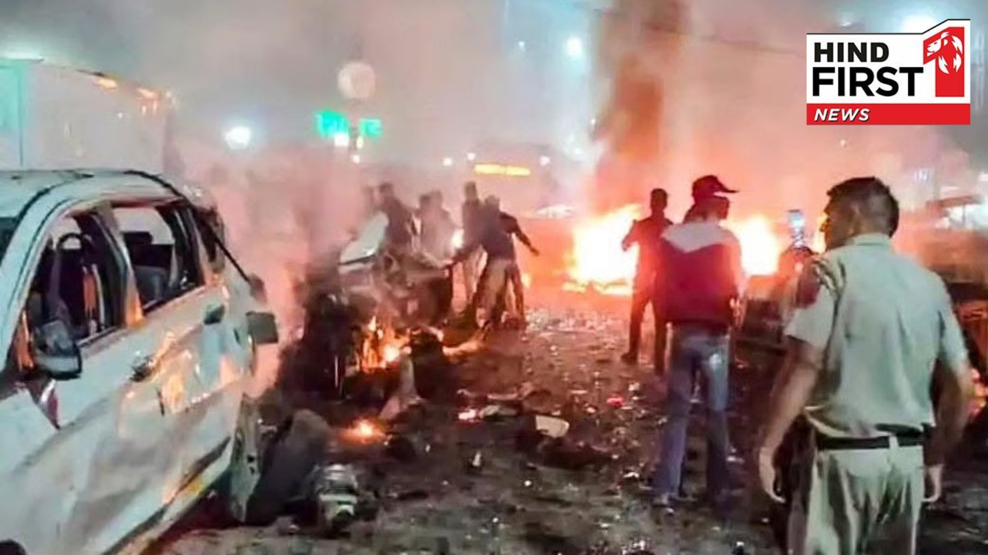 CCTV footage of the car explosion near the Red Fort in Delhi has revealed