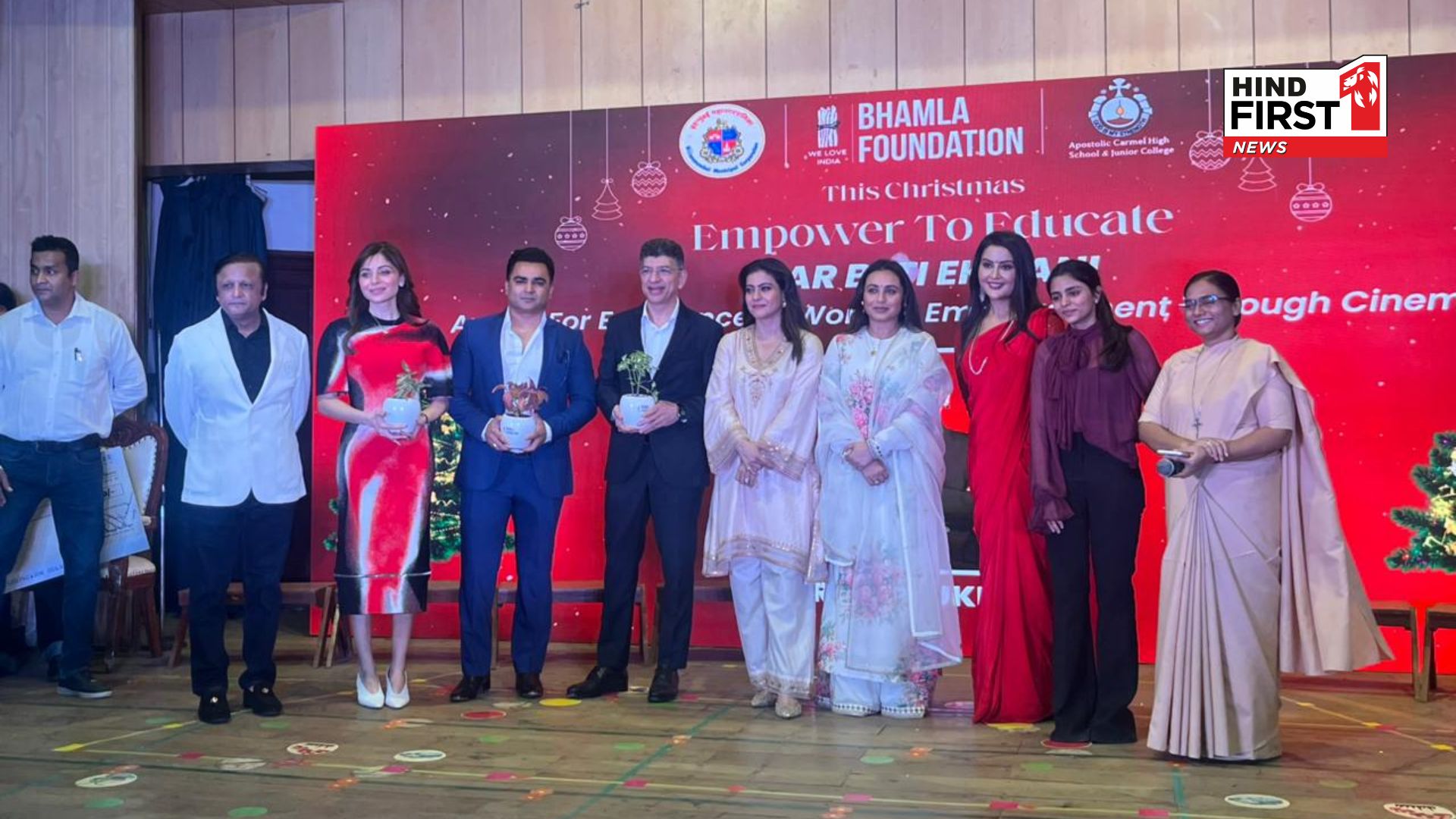 Kajol & Rani Mukerji Comes Together With the Bhamla Foundation to Award Nearly 500 Scholarships to Girls From BMC Schools
