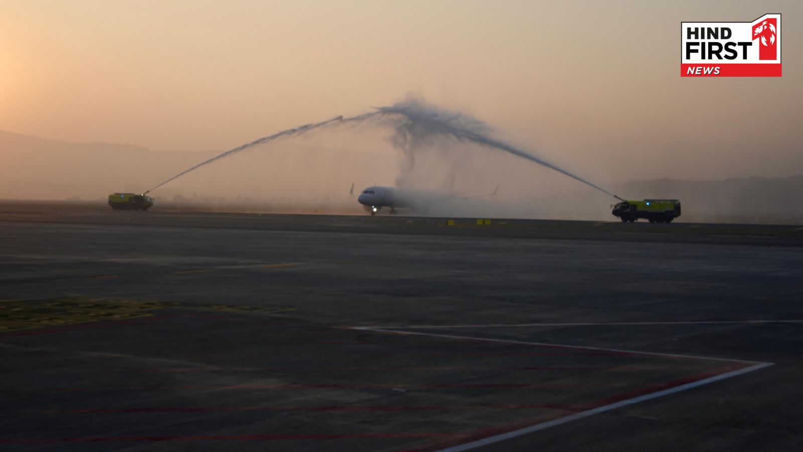 Navi Mumbai International Airport begins commercial operation with its first arrival and departure flights