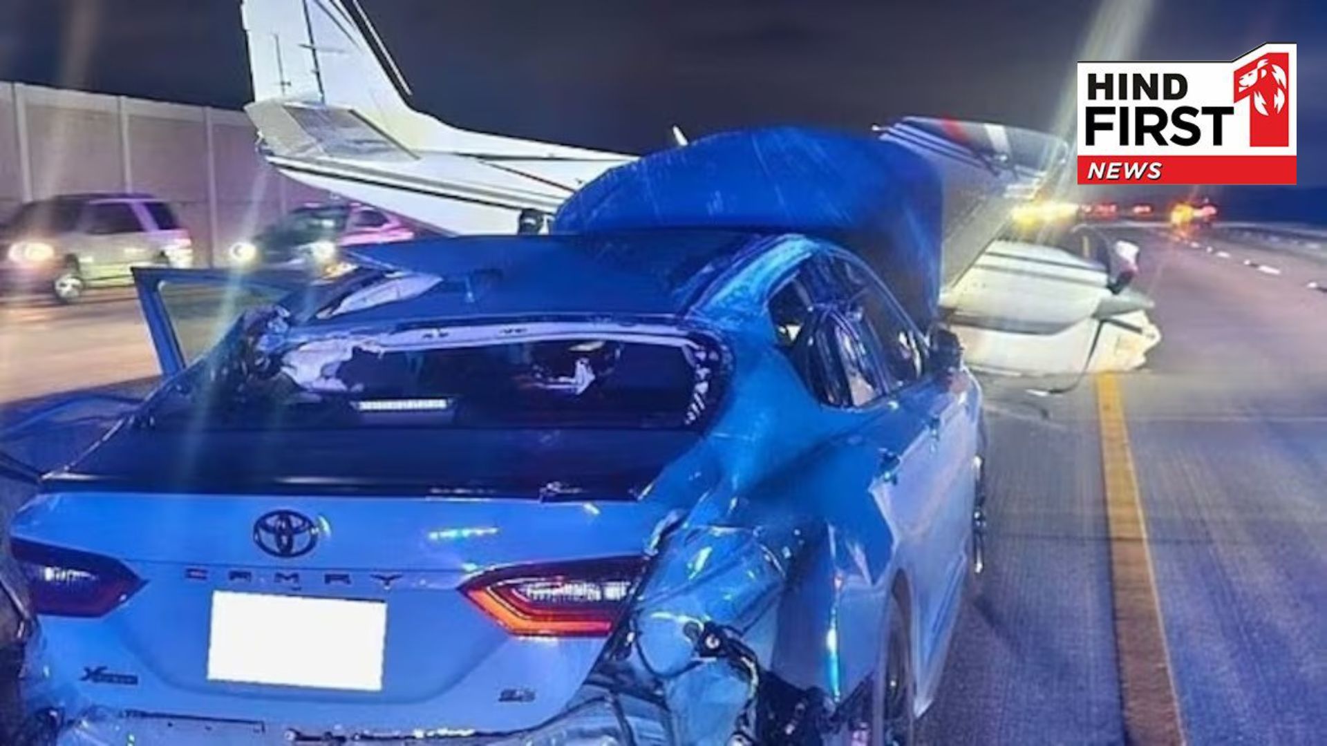Plane Crash-Lands On Moving Car On Florida Highway, Shocking Video Surfaced