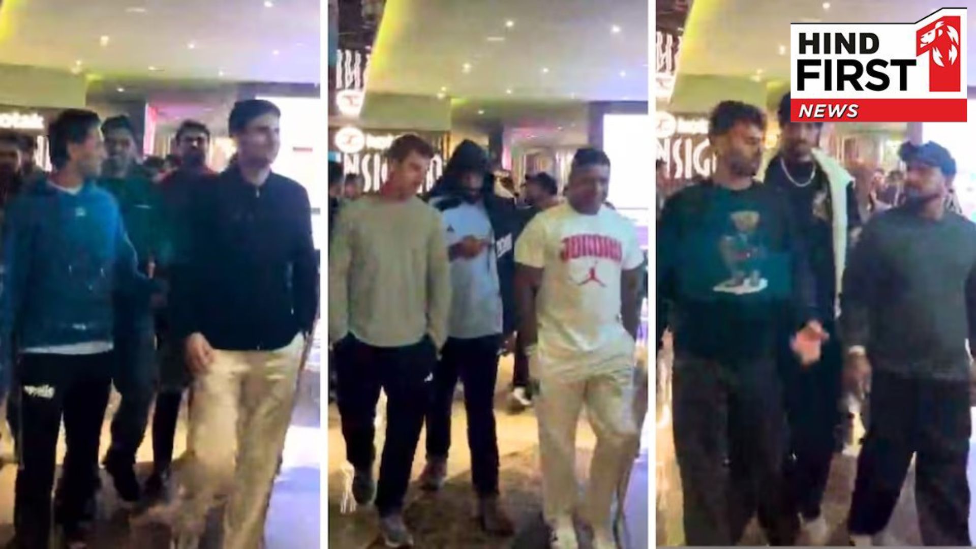 Movie Break Before the Match... Team India Watches Dhruva at a Theatre in Lucknow