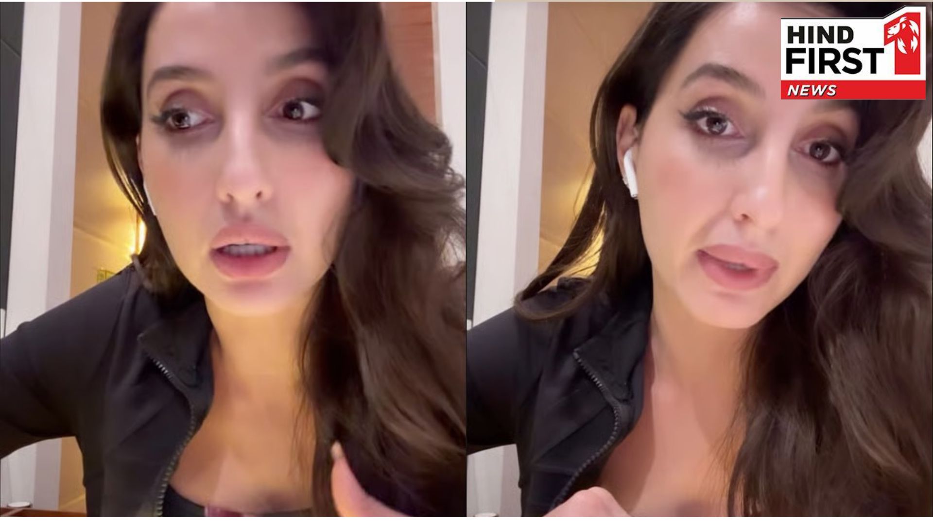 Actress Nora Fatehis first reaction after car accident… Im alive